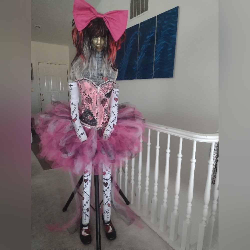 Womens Barbie Ghoul Inspired Corset Couture Custom Made